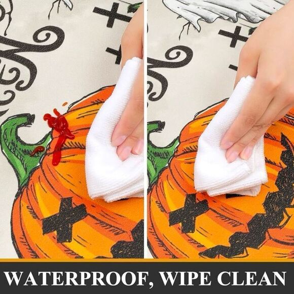 Happy Halloween Kitchen Mat Set of 2 Anti Fatigue Rugs Fall Decor Non Slip New - Picture 5 of 6